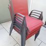 Patio garden chairs x 6 Image 4