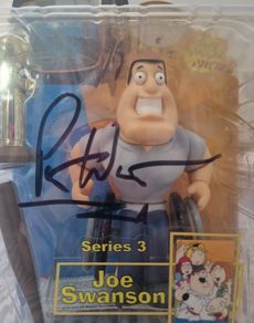 Family Guy signed JOE figure