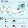 Sewing Machine for Beginners with Extension Table, Portable Handheld Mini Sewing Machine with Sewing Machine Accessories, Easy Home Stitch Automatic Sewing Machine for Travel, Beginners, DIY (FREE POSTAGE) Image 6