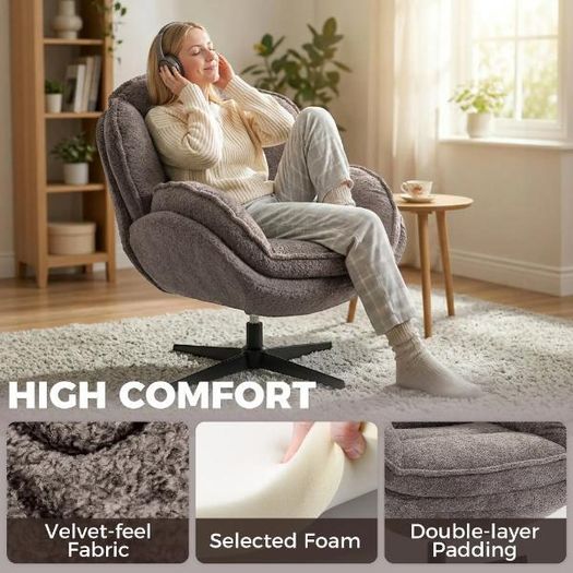 Wingback Velvet Armchair
