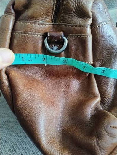 Spikes and Sparrow large brown genuine leather handbag in very good condition with zipped closure and internal pockets and a zipped external pocket see last five photos for exact measurements FREE STANDARD POSTAGE INCLUDED