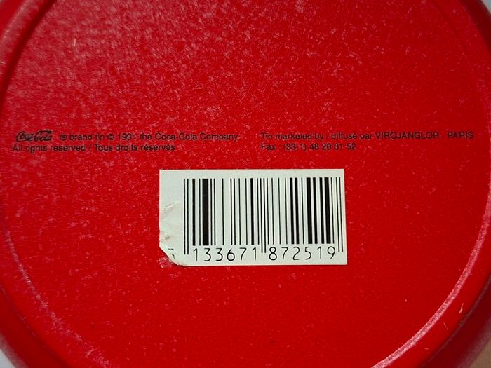 Coca cola tin
