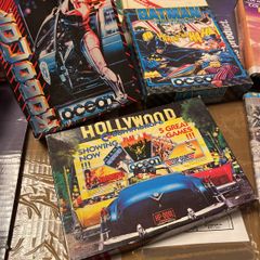 Vintage C64 Big-Box Action & Movie Game Bundle - Hollywood, RoboCop, Batman