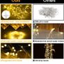 Curtain Fairy Lights, 3x3m 300 Led String Lights (multiple Colours Available) Image 5