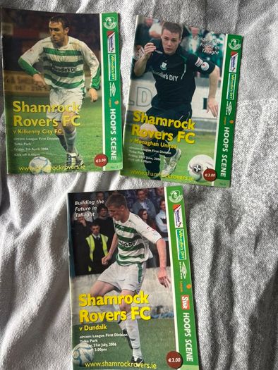 Shamrock rovers programmes