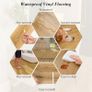 Self-Adhesive Vinyl Flooring Plank, 36 Pack Natural Wood Grain Peel and Stick Flooring Waterproof for DIY Installation, Cover 5 m Image 5