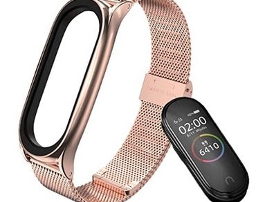 Xiaomi MI 6/5 Replacement Watch Strap, Rose Gold