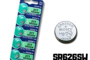 Sony AG4 LR626 377 SR626SW 1.55V Alkaline Batteries 5pcs