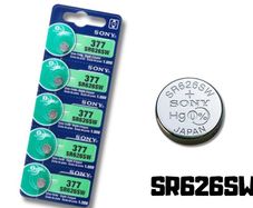 Sony AG4 LR626 377 SR626SW 1.55V Alkaline Batteries 5pcs