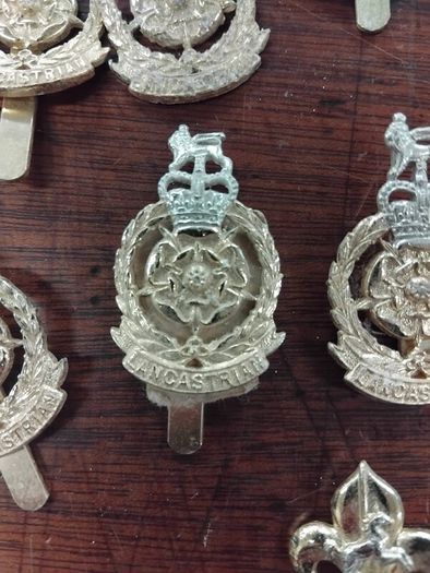 Vintage Metal Army Badges