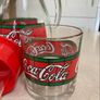 Coca Cola Liberty Stained Jug Set With Two Glasses x 2 Image 6