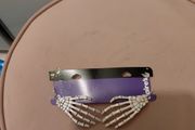 girls fancy dress Halloween skeleton costume choker