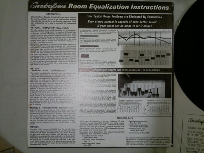 Soundcraftmen Instructional Test Record.Excell.cond.Lp.