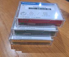 3x Panasonic DVMUJIC red, green and yellow. Mini DV. Unopened. 60 ME 60/90.