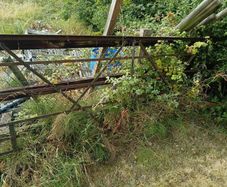 cast iron flatbar gate