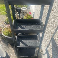 plastic shelving unit