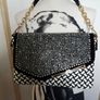 Black/white Diamante Bag Image 2