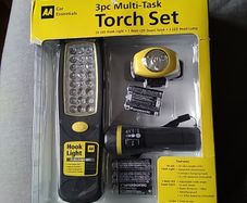 AA 3 Piece Torch Set