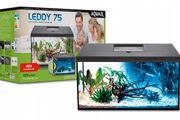 Aquael LEDDY Day &amp; Night 75 Black 2.0 Aquarium Set