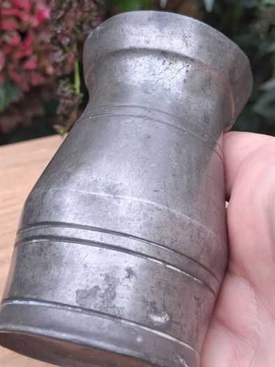 Victorian Large Pewter Tankard and Irish Pub Gill Measure
