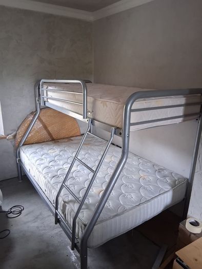Orthopaedic pocket sprung double and single triple bed frame bunk