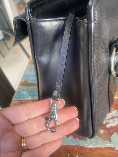 Vintage Chesneau Black Leather Bag