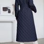 Brand New Women'S Elegant Quilted Long Coat Image 2
