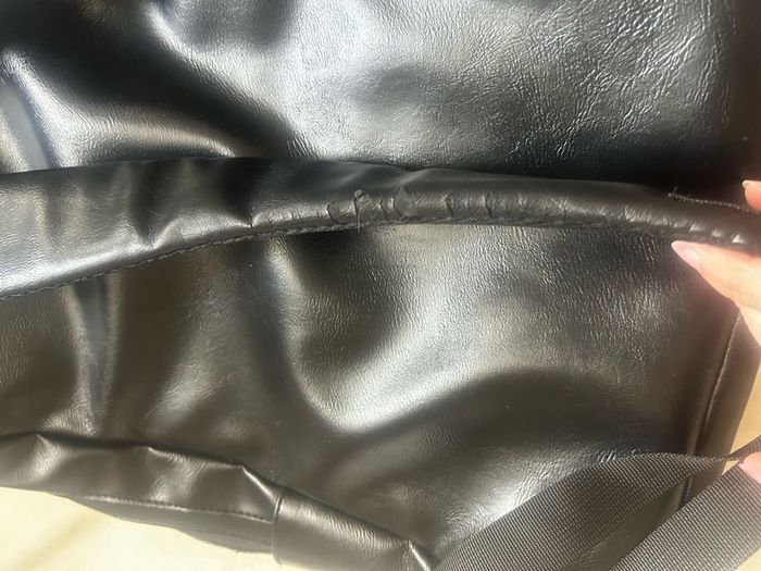 Vegan leather backpack/ laptop bag 33 cm x 28 cm