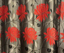 Pencil Pleat lined curtains