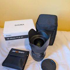Sigma 18-35mm f/1.8 DC HSM Art Lens - Canon EF Mount
