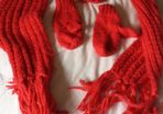 Matching Hat Scarf Mittens
