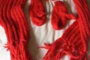 Matching Hat Scarf Mittens