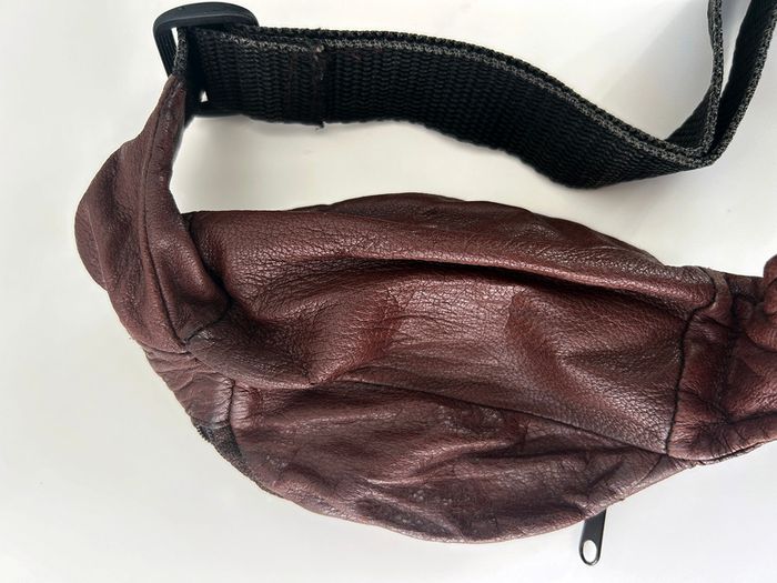 Brown Soft Leather Festival Waist Purse Bag