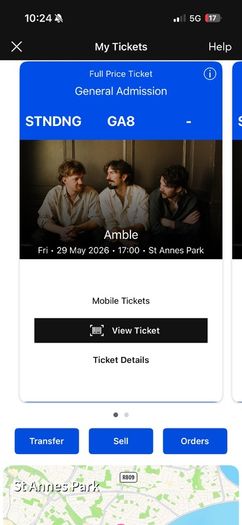 2 x amble tickets