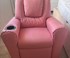 Kids Pink Recliner Chair