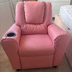 Kids Pink Recliner Chair