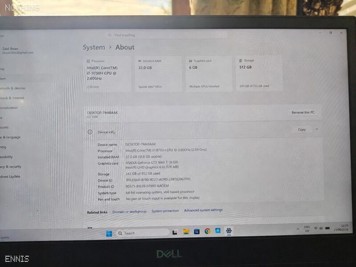 DELL 5 5590 Gaming laptop