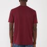 HUGO  Burgandy Tonal Logo T-Shirt XXL Image 2