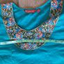 Indian light cotton tunic dress size small see last two photos for exact measurements in very good condition with no issues FREE STANDARD POSTAGE INCLUDED Image 6