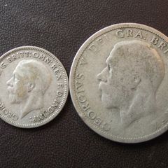 Great Britain. George VI. Silver Florin & 6 Pence (1933)