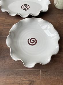 Stephen Pearse pottery Curly Salad dish