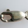 Vintage 925 Sterling Silver Necklace With N Pendant length 16" - 12,5g Image 9