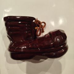 Vintage boot savings bank