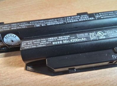 Fujitsu Lifebook A Series laptop battery