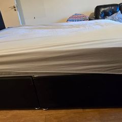 double bed and mattress