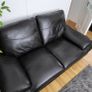2 seater leather sofa Image 3