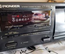 From 1994 Pioneer CT-S530 HIFI Stereo 3 Head Cassette Deck, working good.