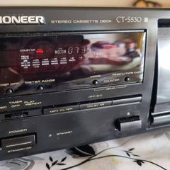 From 1994 Pioneer CT-S530 HIFI Stereo 3 Head Cassette Deck, working good.