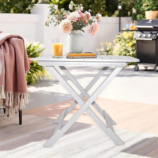 Folding Garden Table Camping Side Table Portable Outdoor Patio Table