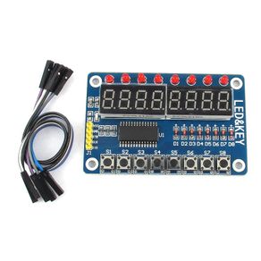 TM1638 Digital 8-Bit LED Tube 8 Keys Display Module for Arduino